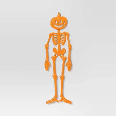 59" 3D Jointed Jack Skeleton Halloween Decorative Prop Orange - Hyde And EEK! Boutique™ 3 59" 3D Jointed Jack Skeleton Halloween Decorative Prop Orange - Hyde And EEK! Boutique™