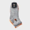 Women's 4pk Ruffle Cuff Jack O Lantern Ghost Embroidered Halloween Ankle Socks - Hyde And EEK! Boutique™ Heather Gray/Orange/Black 4 - 10 -Hyde and EEK Shop GUEST 0602c55c f735 469a ba62 512174160c53