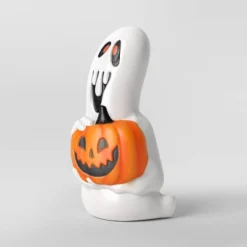18" Blow Mold Ghost With Jack Halloween Decorative Prop White - Hyde And EEK! Boutique™ -Hyde and EEK Shop GUEST 0b77a3ea cda8 4b6b 88c4 d9e1df2763c6