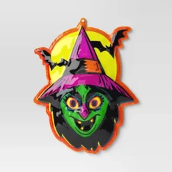 29"x22" Halloween Witch Vac Form Sign Unframed Wall Art - Hyde And EEK! Boutique™