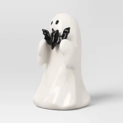 4.5" Ceramic Ghost With Bat Halloween Figurine - Hyde And EEK! Boutique™ 5 4.5" Ceramic Ghost With Bat Halloween Figurine - Hyde And EEK! Boutique™ -Hyde and EEK Shop GUEST 10fecc1c 3646 42e1 89ab 25f192b86df2