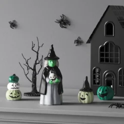 3pc Pumpkins Mini Mantle Ceramic Decorative Accent Set - Hyde And EEK! Boutique™