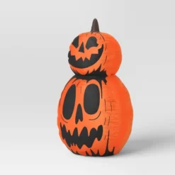 3.5' Double Stacked Jack Airblown Inflatable Halloween Decoration Orange - Hyde And EEK! Boutique™ -Hyde and EEK Shop GUEST 271fefb9 9607 42bf 90fe 69fd723a1baf