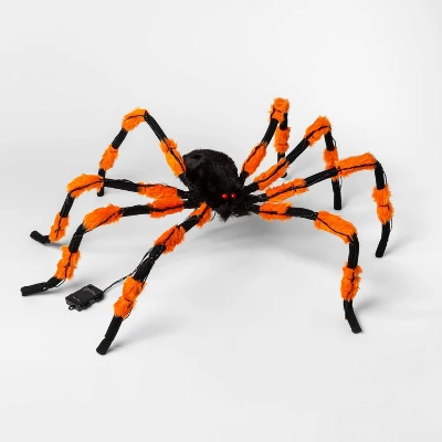 5' LED Lit Hanging Spider - Hyde And EEK! Boutique™: Battery Operated, Indoor/Outdoor Décor 3 5' LED Lit Hanging Spider - Hyde And EEK! Boutique™: Battery Operated, Indoor/Outdoor Décor - Image 2