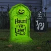 21" 'Haunt-ya-Later!' Plastic Glow Tombstones Halloween Decorative Prop Neon Green - Hyde And EEK! Boutique™ -Hyde and EEK Shop GUEST 348ef1d8 84a9 42c3 84cb 87b62969090d
