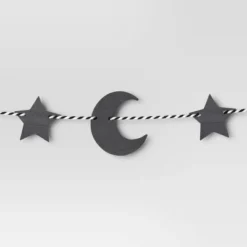 70" Simple Moons And Stars Icon Decorative Wall Garland Black - Hyde And EEK! Boutique™ -Hyde and EEK Shop GUEST 35119197 02dd 412a a75f aa93f5aeae32