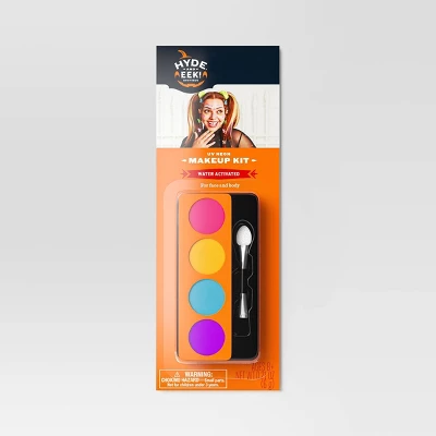 Mini Just Add Water Halloween Makeup Kit UV Palette - Hyde And EEK! Boutique™: Face Paint Costume Kit 4 Mini Just Add Water Halloween Makeup Kit UV Palette - Hyde And EEK! Boutique™: Face Paint Costume Kit - Image 2