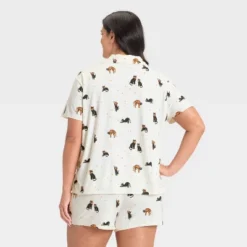 Women's Halloween Short Sleeve Notch Collar Shirt And Shorts Pajama Set - Hyde And EEK! Boutique™ -Hyde and EEK Shop GUEST 467f08d0 f737 417c 9c34 0ba5dc2362e5