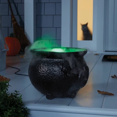 9" Cauldron Mister Halloween Decorative Prop - Hyde And EEK! Boutique™: Witch's Brew, Outdoor Use, No Battery Required 3 9" Cauldron Mister Halloween Decorative Prop - Hyde And EEK! Boutique™: Witch's Brew, Outdoor Use, No Battery Required