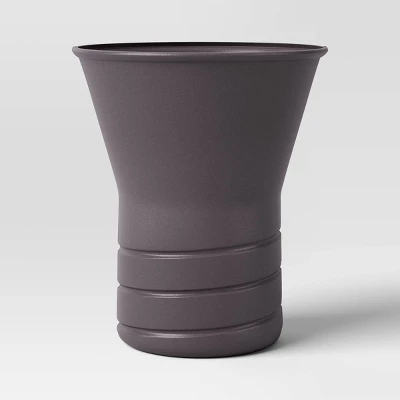 17" Textured Pumpkin Urn Bat Style Halloween Decorative Prop Gray - Hyde And EEK! Boutique™ 5 17" Textured Pumpkin Urn Bat Style Halloween Decorative Prop Gray - Hyde And EEK! Boutique™ - Image 3