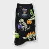 Women's Glow-in-the-Dark Trick-or-Treat Dinosaur Halloween Crew Socks - Hyde And EEK! Boutique™ Black 4 - 10 -Hyde and EEK Shop GUEST 66f4110a abf6 4726 996c 6005bef73a28