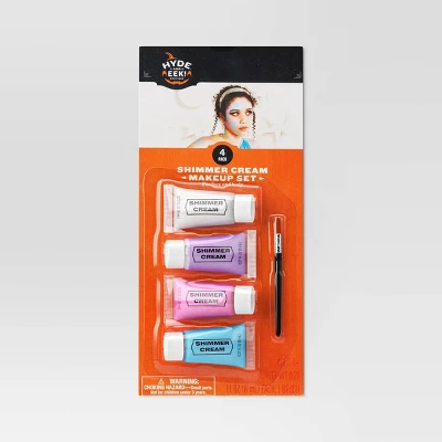 4pk Halloween Shimmer Cream Makeup Kit - Hyde And EEK! Boutique™ 3 4pk Halloween Shimmer Cream Makeup Kit - Hyde And EEK! Boutique™