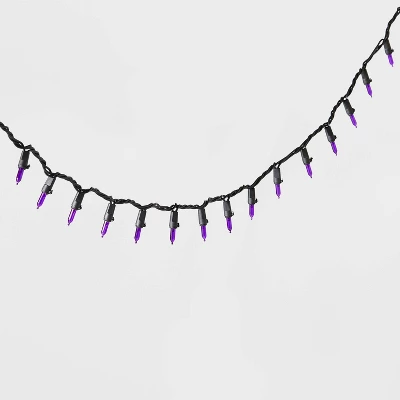 100ct LED Smooth Halloween Mini String Lights Purple - Hyde And EEK! Boutique™: Indoor/Outdoor, UL Listed, 21ft 4 100ct LED Smooth Halloween Mini String Lights Purple - Hyde And EEK! Boutique™: Indoor/Outdoor, UL Listed, 21ft - Image 2