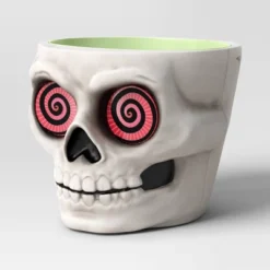 8" Light And Sound Candy Bowl Skull Halloween Decorative Prop White - Hyde And EEK! Boutique™ -Hyde and EEK Shop GUEST 6ec77948 e9e4 44bb bcb7 43006fcb7b95