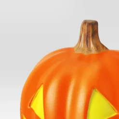 9" Lit Pumpkin Jack Halloween Decorative Prop With Timer - Hyde And EEK! Boutique™ -Hyde and EEK Shop GUEST 7ceb44f3 0f59 4af1 b2e8 01735fd0d026
