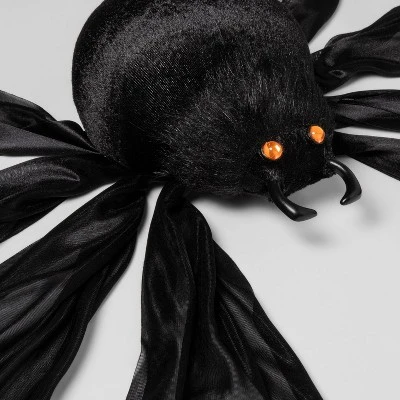 244" Large Flowing Fabric Spider Halloween Decorative Prop Black - Hyde And EEK! Boutique™ 4 244" Large Flowing Fabric Spider Halloween Decorative Prop Black - Hyde And EEK! Boutique™ - Image 2