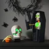 5" Light And Sound Skeleton In Coffin Halloween Decorative Prop Black - Hyde And EEK! Boutique™ -Hyde and EEK Shop GUEST 7ff3d782 0f78 4f15 896d f343a8cf0a40