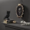 15" Light Up Emerging Skull Frame Halloween Decorative Prop - Hyde And EEK! Boutique™: Indoor Window Hanger