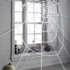 10' Black Light Responsive Giant Spiderweb White Halloween Decorative Prop - Hyde And EEK! Boutique™: Indoor/Outdoor Use -Hyde and EEK Shop GUEST 8b770cbc 3937 41d7 8b7a 78d1bc877f5c