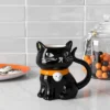 12 Fl Oz Figural Black Cat Mug - Hyde And EEK! Boutique™