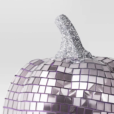Disco Glass Pumpkin Figurine - Hyde And EEK! Boutique™ Lavender 4 Disco Glass Pumpkin Figurine - Hyde And EEK! Boutique™ Lavender - Image 2