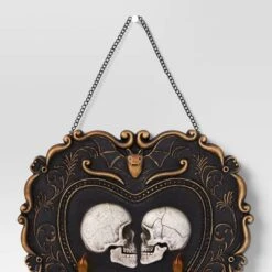 19" Talking Skulls Frame Halloween Decorative Prop Black - Hyde And EEK! Boutique™ -Hyde and EEK Shop GUEST ac8f220b 0653 404b b263 dcd0d2e44f1b