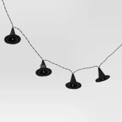 20ct Fabric Witch Hats Halloween Indoor/Outdoor Novelty String Light With Purple LEDs - Hyde And EEK! Boutique™ -Hyde and EEK Shop GUEST baa046c6 b5af 47c3 9a75 233f8c78acd3