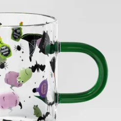 15.2 Fl Oz Glass Bat And Witch Hat Print Mug - Hyde And EEK! Boutique™ -Hyde and EEK Shop GUEST cf164c5a f7b1 45a9 af2a d43dca6a2975