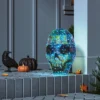 16" Narrow Iridescent Skull 3D Novelty Modular Light Structure Cool White - Hyde And EEK! Boutique™